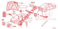 EMBLEME/WARNETIKETTEN  für Honda ACCORD DIESEL 2.2 ELEGANCE 4 Türen 5 gang automatikgetriebe 2014
