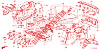 HINTERE ABLAGE/SEITENVERKLEIDUNG (4D)  für Honda ACCORD DIESEL 2.2 ELEGANCE 4 Türen 5 gang automatikgetriebe 2014