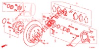 HINTERRADBREMSE (2) für Honda ACCORD DIESEL 2.2 ELEGANCE 4 Türen 5 gang automatikgetriebe 2014