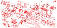INSTRUMENT, ZIERSTUECK (COTE DE PASSAGER) (LH) für Honda ACCORD DIESEL 2.2 ELEGANCE 4 Türen 5 gang automatikgetriebe 2014