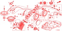 RADIOANTENNE/LAUTSPRECHER (LH) für Honda ACCORD DIESEL 2.2 ELEGANCE 4 Türen 5 gang automatikgetriebe 2014