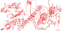 TUERSCHLOESSER, VORNE/AEUSSERER GRIFF  für Honda ACCORD DIESEL 2.2 ELEGANCE 4 Türen 5 gang automatikgetriebe 2014