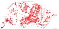 VORNE SITZKOMPONENTEN (G.) (HAUTEUR MANUELLE) für Honda ACCORD DIESEL 2.2 ELEGANCE 4 Türen 5 gang automatikgetriebe 2014