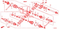 ANTRIEBSWELLE, VORNE/HALBWELLE (DIESEL) für Honda ACCORD DIESEL 2.2 ELEGANCE PACK 4 Türen 6 gang-Schaltgetriebe 2014