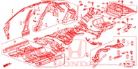 BODEN/INNENBLECHE  für Honda ACCORD DIESEL 2.2 ELEGANCE PACK 4 Türen 6 gang-Schaltgetriebe 2014