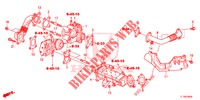EGR STEUERVENTIL (DIESEL) für Honda ACCORD DIESEL 2.2 ELEGANCE PACK 4 Türen 6 gang-Schaltgetriebe 2014