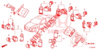EINPARKSENSOR  für Honda ACCORD DIESEL 2.2 ELEGANCE PACK 4 Türen 6 gang-Schaltgetriebe 2014