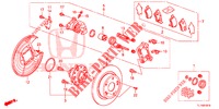 HINTERRADBREMSE (1) für Honda ACCORD DIESEL 2.2 ELEGANCE PACK 4 Türen 6 gang-Schaltgetriebe 2014