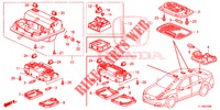 INNENLEUCHTE (1) für Honda ACCORD DIESEL 2.2 ELEGANCE PACK 4 Türen 6 gang-Schaltgetriebe 2014