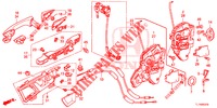 TUERSCHLOESSER, VORNE/AEUSSERER GRIFF  für Honda ACCORD DIESEL 2.2 ELEGANCE PACK 4 Türen 6 gang-Schaltgetriebe 2014