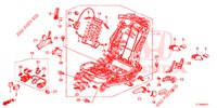 VORNE SITZKOMPONENTEN (G.) (HAUTEUR MANUELLE) für Honda ACCORD DIESEL 2.2 ELEGANCE PACK 4 Türen 6 gang-Schaltgetriebe 2014
