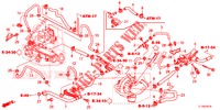 WASSERSCHLAUCH/HEIZUNGSSCHACHT (DIESEL) für Honda ACCORD DIESEL 2.2 ELEGANCE PACK 4 Türen 6 gang-Schaltgetriebe 2014
