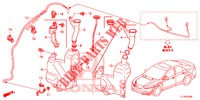 WINDSCHUTZSCHEIBENWASCHER (2D)  für Honda ACCORD DIESEL 2.2 ELEGANCE PACK 4 Türen 6 gang-Schaltgetriebe 2014