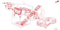AUDIOEINHEIT (NAVIGATION) für Honda ACCORD DIESEL 2.2 ELEGANCE PACK 4 Türen 5 gang automatikgetriebe 2014