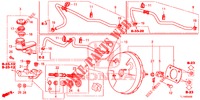 HAUPTBREMSZYLINDER/MASTER POWER (LH) für Honda ACCORD DIESEL 2.2 ELEGANCE PACK 4 Türen 5 gang automatikgetriebe 2014