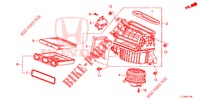 HEIZGEBLAESE (LH) für Honda ACCORD DIESEL 2.2 ELEGANCE PACK 4 Türen 5 gang automatikgetriebe 2014