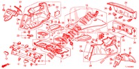 HINTERE ABLAGE/SEITENVERKLEIDUNG (4D)  für Honda ACCORD DIESEL 2.2 ELEGANCE PACK 4 Türen 5 gang automatikgetriebe 2014