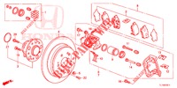 HINTERRADBREMSE (2) für Honda ACCORD DIESEL 2.2 ELEGANCE PACK 4 Türen 5 gang automatikgetriebe 2014