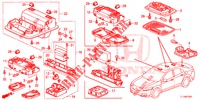 INNENLEUCHTE (2) für Honda ACCORD DIESEL 2.2 ELEGANCE PACK 4 Türen 5 gang automatikgetriebe 2014