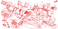 INSTRUMENT, ZIERSTUECK (COTE DE PASSAGER) (LH) für Honda ACCORD DIESEL 2.2 ELEGANCE PACK 4 Türen 5 gang automatikgetriebe 2014