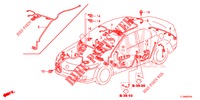 KABELBAUM (3) (LH) für Honda ACCORD DIESEL 2.2 ELEGANCE PACK 4 Türen 5 gang automatikgetriebe 2014