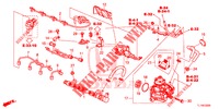 KRAFTSTOFF, SCHIENE/HOCHDRUCKPUMPE (DIESEL) für Honda ACCORD DIESEL 2.2 ELEGANCE PACK 4 Türen 5 gang automatikgetriebe 2014