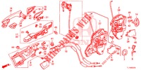 TUERSCHLOESSER, VORNE/AEUSSERER GRIFF  für Honda ACCORD DIESEL 2.2 ELEGANCE PACK 4 Türen 5 gang automatikgetriebe 2014