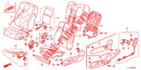 VORDERSITZ/SITZGURTE (G.) (LH) für Honda ACCORD DIESEL 2.2 ELEGANCE PACK 4 Türen 5 gang automatikgetriebe 2014
