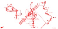 GELENK, VORNE  für Honda ACCORD DIESEL 2.2 EXECUTIVE 4 Türen 6 gang-Schaltgetriebe 2014