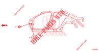 GUMMITUELLE (LATERAL) für Honda ACCORD DIESEL 2.2 EXECUTIVE 4 Türen 6 gang-Schaltgetriebe 2014