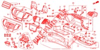 INSTRUMENT, ZIERSTUECK (COTE DE PASSAGER) (LH) für Honda ACCORD DIESEL 2.2 EXECUTIVE 4 Türen 6 gang-Schaltgetriebe 2014