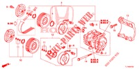 KLIMAANLAGE (COMPRESSEUR) (DIESEL) für Honda ACCORD DIESEL 2.2 EXECUTIVE 4 Türen 6 gang-Schaltgetriebe 2014