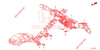 KOMBISCHALTER  für Honda ACCORD DIESEL 2.2 EXECUTIVE 4 Türen 6 gang-Schaltgetriebe 2014