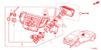 MITTLERES MODUL (NAVIGATION) für Honda ACCORD DIESEL 2.2 EXECUTIVE 4 Türen 6 gang-Schaltgetriebe 2014