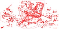 VORNE SITZKOMPONENTEN (G.) (SIEGE ENTIEREMENT MOTORISE) (2) für Honda ACCORD DIESEL 2.2 EXECUTIVE 4 Türen 6 gang-Schaltgetriebe 2014