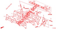 ANSAUGKRUEMMER (DIESEL) für Honda ACCORD DIESEL 2.2 LUXURY 4 Türen 5 gang automatikgetriebe 2014