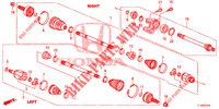 ANTRIEBSWELLE, VORNE/HALBWELLE (DIESEL) für Honda ACCORD DIESEL 2.2 LUXURY 4 Türen 5 gang automatikgetriebe 2014