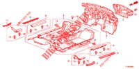 BODENMATTE/ISOLATOR  für Honda ACCORD DIESEL 2.2 LUXURY 4 Türen 5 gang automatikgetriebe 2014