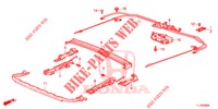 DACHGLEITTEILE  für Honda ACCORD DIESEL 2.2 LUXURY 4 Türen 5 gang automatikgetriebe 2014