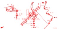GELENK, VORNE  für Honda ACCORD DIESEL 2.2 LUXURY 4 Türen 5 gang automatikgetriebe 2014