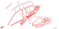 GRILL, VORNE/ZIERLEISTE  für Honda ACCORD DIESEL 2.2 LUXURY 4 Türen 5 gang automatikgetriebe 2014