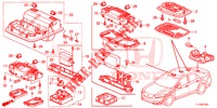 INNENLEUCHTE (2) für Honda ACCORD DIESEL 2.2 LUXURY 4 Türen 5 gang automatikgetriebe 2014
