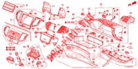 INSTRUMENT, ZIERSTUECK (COTE DE PASSAGER) (LH) für Honda ACCORD DIESEL 2.2 LUXURY 4 Türen 5 gang automatikgetriebe 2014