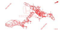 KOMBISCHALTER  für Honda ACCORD DIESEL 2.2 LUXURY 4 Türen 5 gang automatikgetriebe 2014