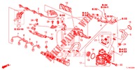 KRAFTSTOFF, SCHIENE/HOCHDRUCKPUMPE (DIESEL) für Honda ACCORD DIESEL 2.2 LUXURY 4 Türen 5 gang automatikgetriebe 2014
