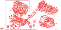 MOTOREINHEIT/GETRIEBE KOMPL. (DIESEL) für Honda ACCORD DIESEL 2.2 LUXURY 4 Türen 5 gang automatikgetriebe 2014