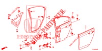 TUERBLECHE, HINTEN(4D)  für Honda ACCORD DIESEL 2.2 LUXURY 4 Türen 5 gang automatikgetriebe 2014