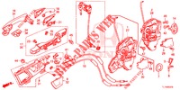 TUERSCHLOESSER, VORNE/AEUSSERER GRIFF  für Honda ACCORD DIESEL 2.2 LUXURY 4 Türen 5 gang automatikgetriebe 2014