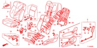 VORDERSITZ/SITZGURTE (G.) (LH) für Honda ACCORD DIESEL 2.2 LUXURY 4 Türen 5 gang automatikgetriebe 2014