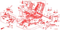 VORNE SITZKOMPONENTEN (G.) (SIEGE ENTIEREMENT MOTORISE) (2) für Honda ACCORD DIESEL 2.2 LUXURY 4 Türen 5 gang automatikgetriebe 2014